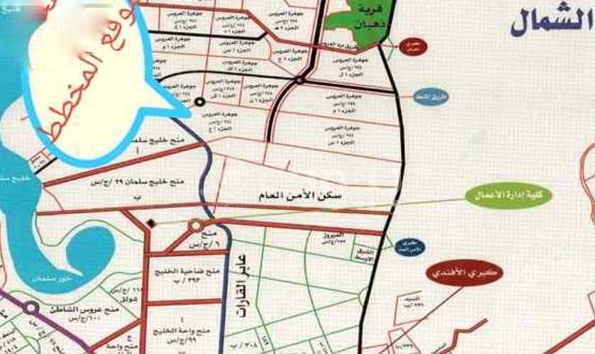 Residential land for sale in Jawhart Al Aroos, North of Jeddah