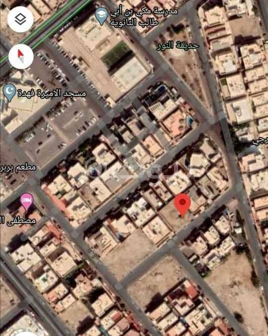 Land for sale in Muhammed Saeed Khafaji Street, Al Noor district, north of Jeddah
