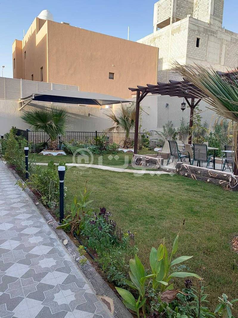 Villa interior stair and istiraha for sale in Al Yasmin, North Riyadh