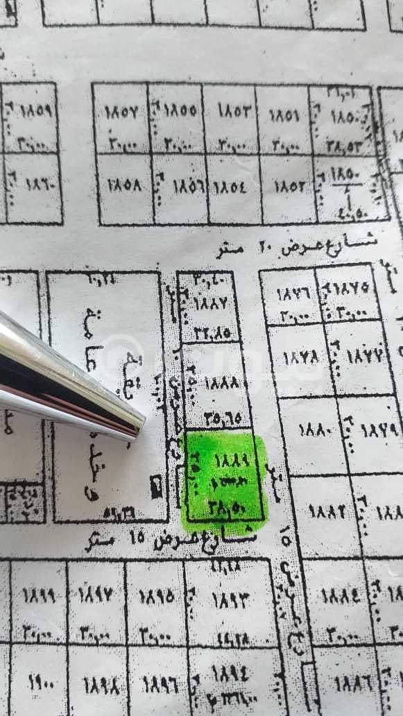 For sale residential land in the Al Narjis neighborhood, north of Riyadh