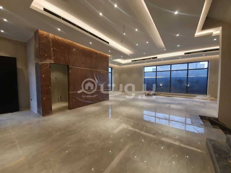Luxurious villa stairs Hall for sale in Al Malqa, North Riyadh