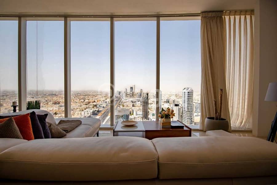 For Sale Two Floors Luxury Apartment In Rafal Tower, Al Sahafah North Riyadh