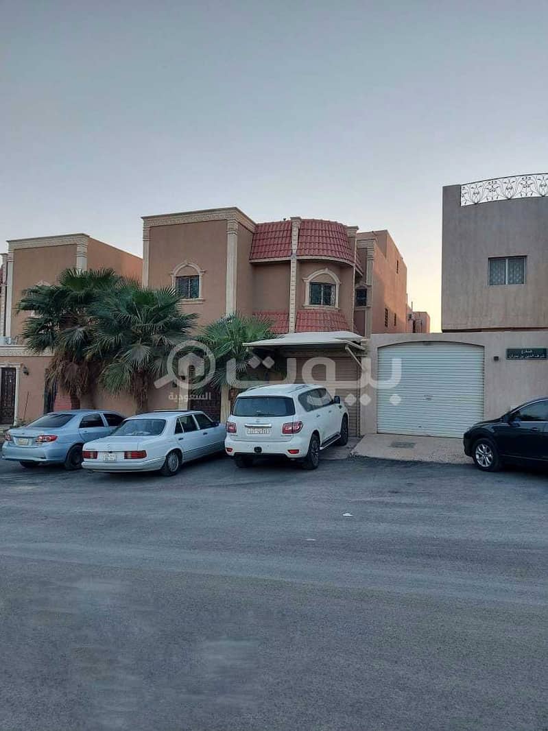 an internal staircase villa for sale in Al Aqiq, North of Riyadh