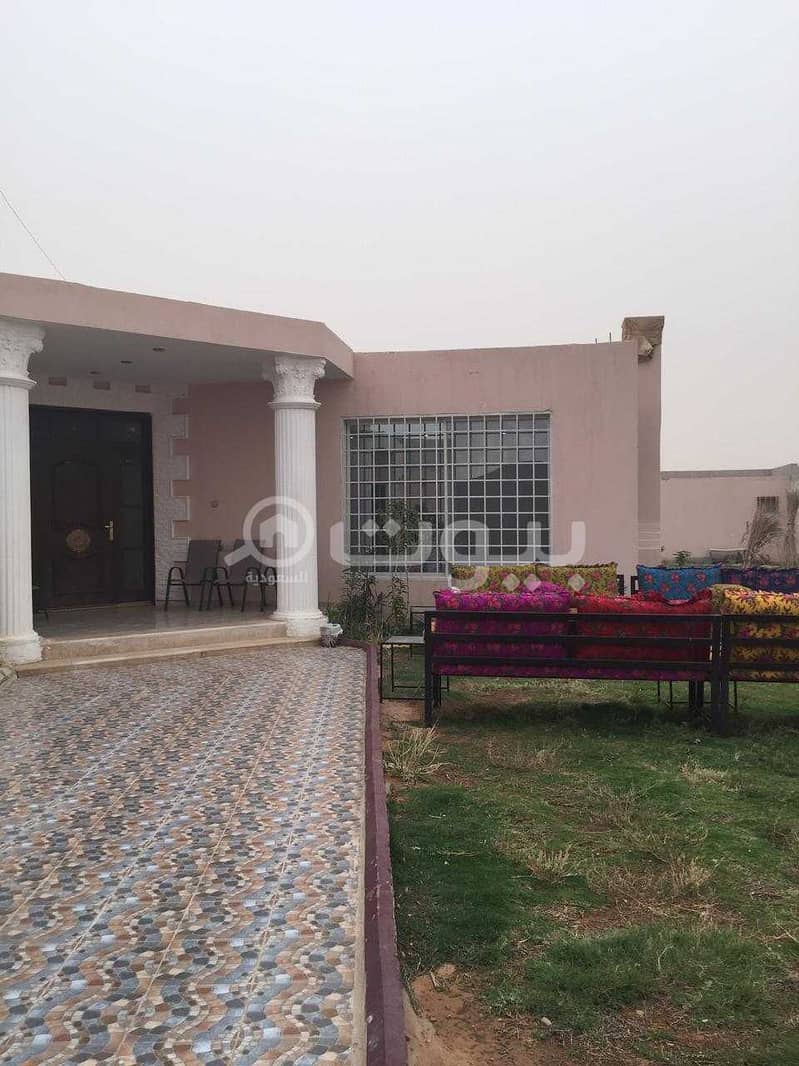 istiraha for sale as a land in Al Mahdiyah West Of Riyadh, 800sqm