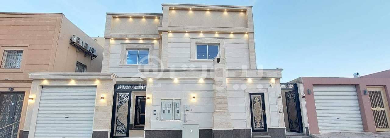 new villa with 2 apartments for sale in Al Arid, North of Riyadh