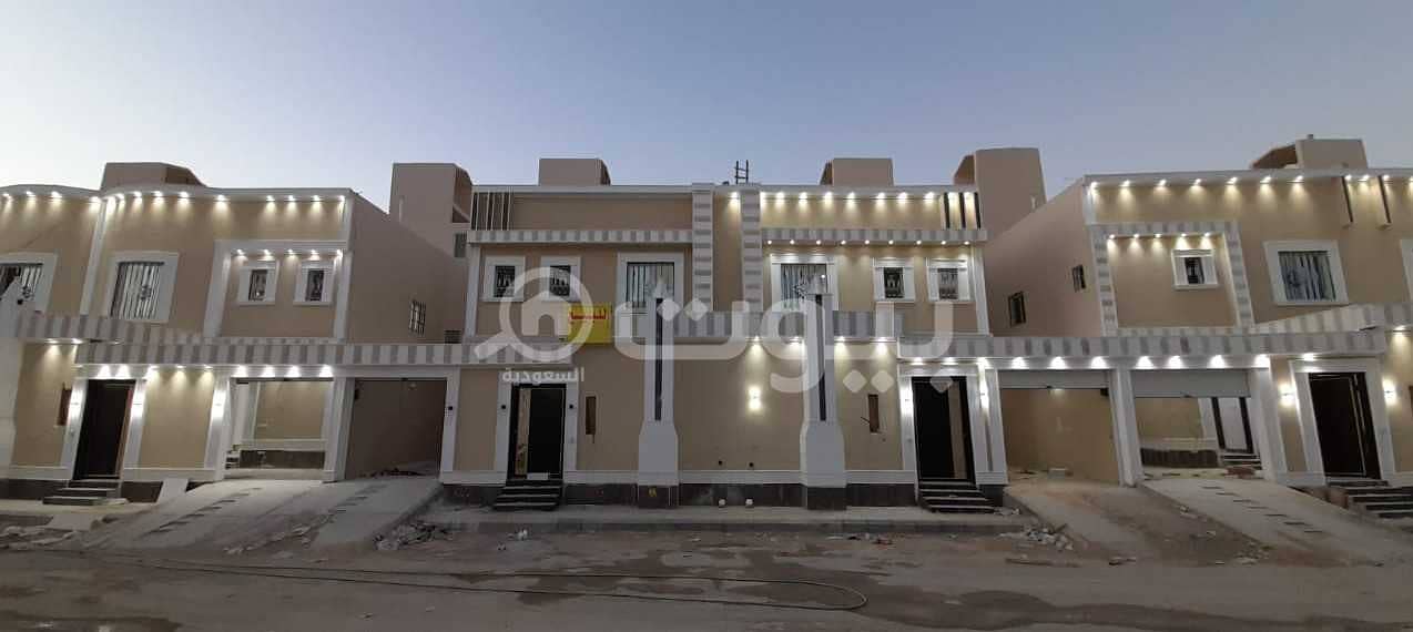 Duplex villa staircase and hall in Taybah, South Riyadh