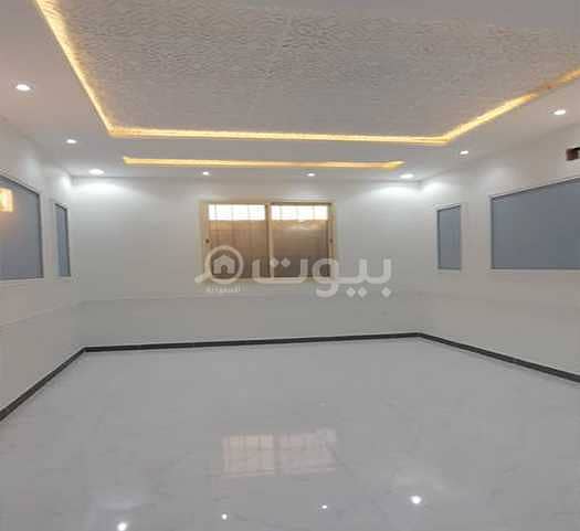 For sale new villa | stairs in the hall and 2 apartments in Al Hazm, West Riyadh