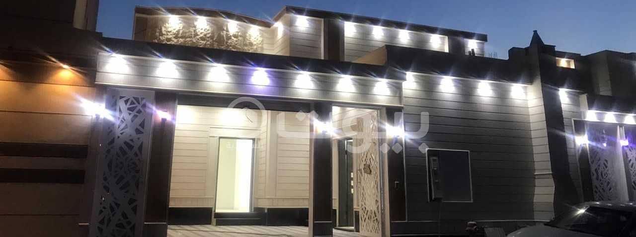 For sale villa with the possibility for establishing 3 apartments in Al Hazm, West Riyadh | 320 sqm