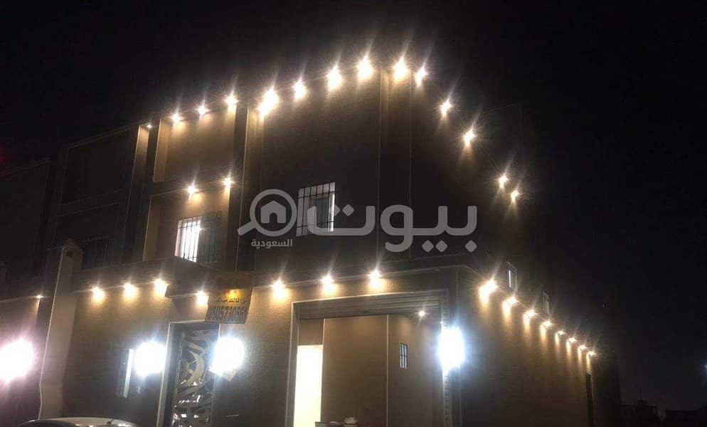 Duplex villa with stairs in the hall for sale in Tuwaiq, West of Riyadh
