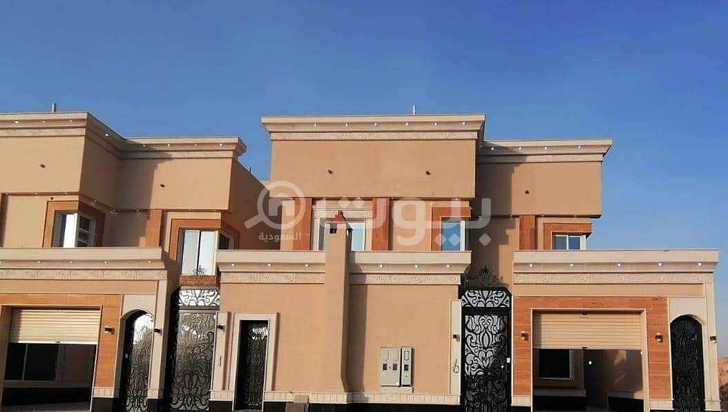 Interior staircase villa and 2 apartments for sale in Al Mahdiyah, West  of Riyadh