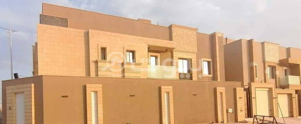 For sale corner villa with pool and elevator in Al Narjis, North of Riyadh