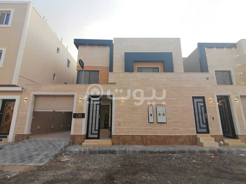 For sale indoor staircase villa and 2 apartments in Al Arid, North Riyadh