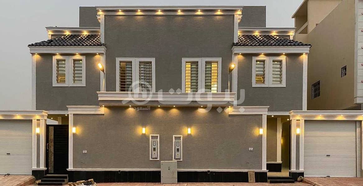 Duplex Villa stairs in the hall For sale in Al Mahdiyah, West Riyadh | 200 SQM