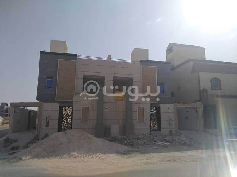 Duplex villa stair in hall for sale Dhahrat Laban, West of Riyadh
