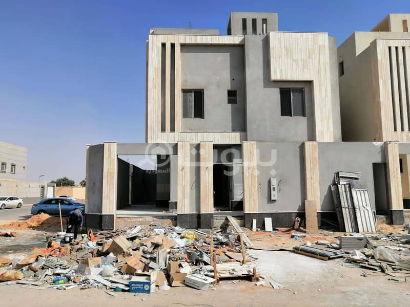 Villa with Stairs in the hall for sale in Al Arid District, North of Riyadh