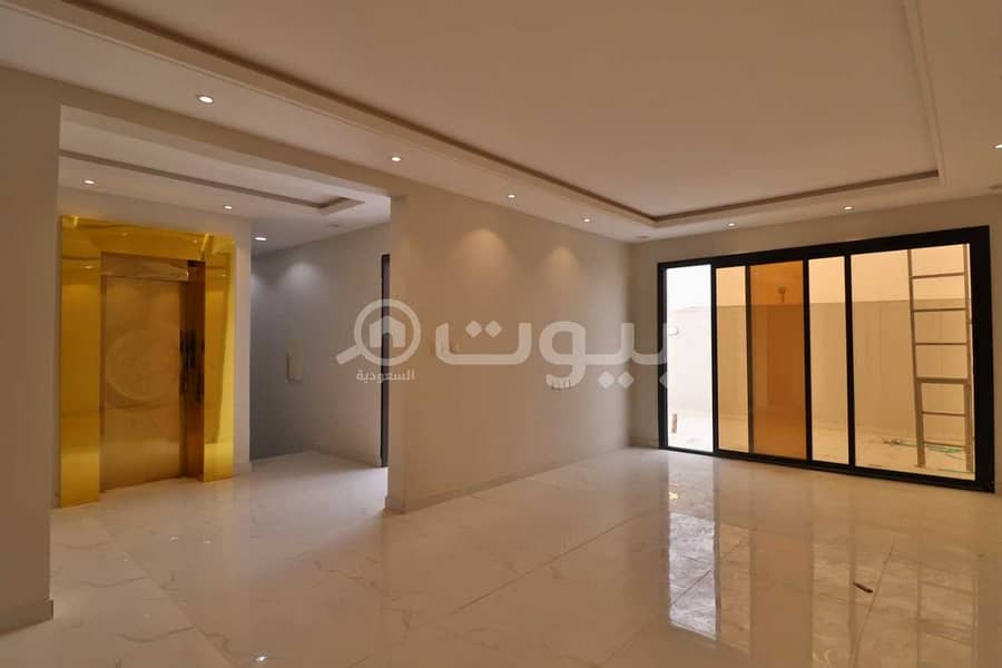 Villa staircase hall for sale in Al Qamra district, north of Riyadh