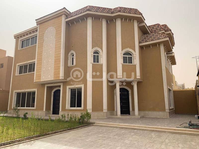 3 Floor Villa with a park and pool For Sale In Al Malqa, North of Riyadh