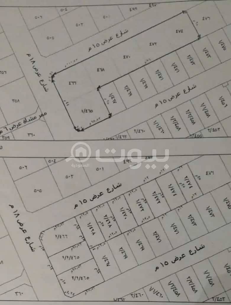 للبيع أراضي سكنية بحي النرجس في شمال الرياض