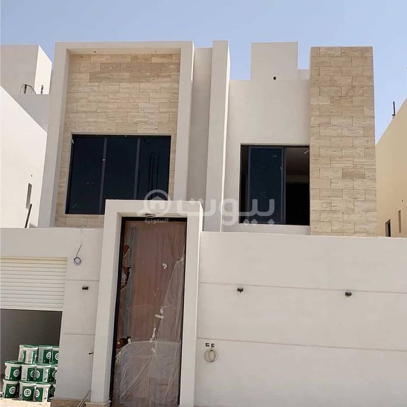 Modern villa with stairs in the hallway for sale in AlNarjis, Riyadh