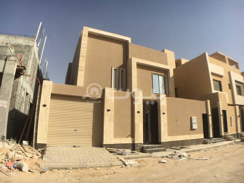 new Villa internal staircase and an apartment for sale in Al Narjis, North Riyadh