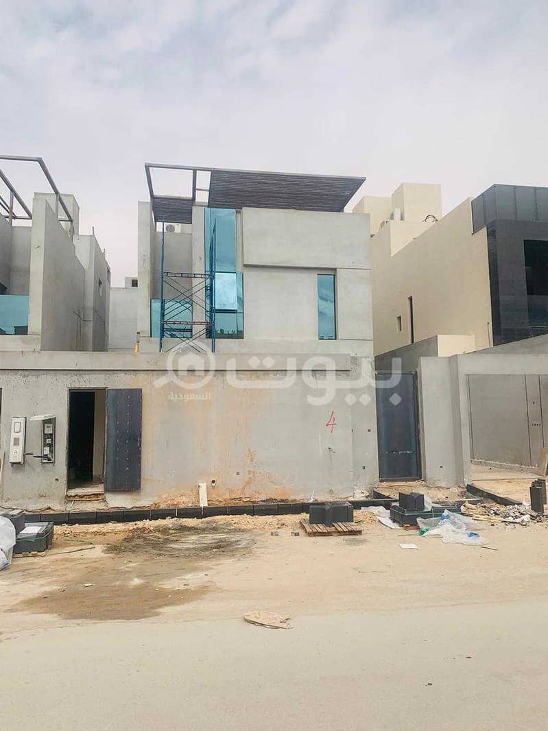 Modern Internal Staircase Villa For Sale In Al Yasmin, North Riyadh