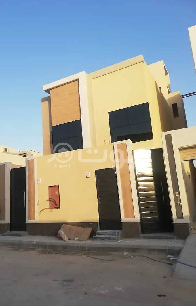 Distinctive Villa stairs in the hall and apartment for sale in Al Qirawan, North Riyadh