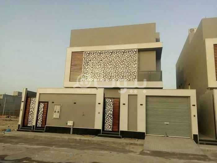 2 Villas for sale with a pool and apartment in Al Qirawan, north of Riyadh