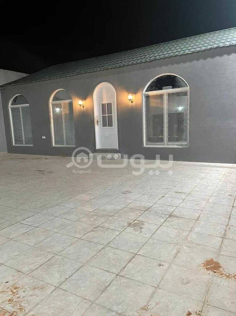 New corner istiraha for sale in Al Kair district, north of Riyadh