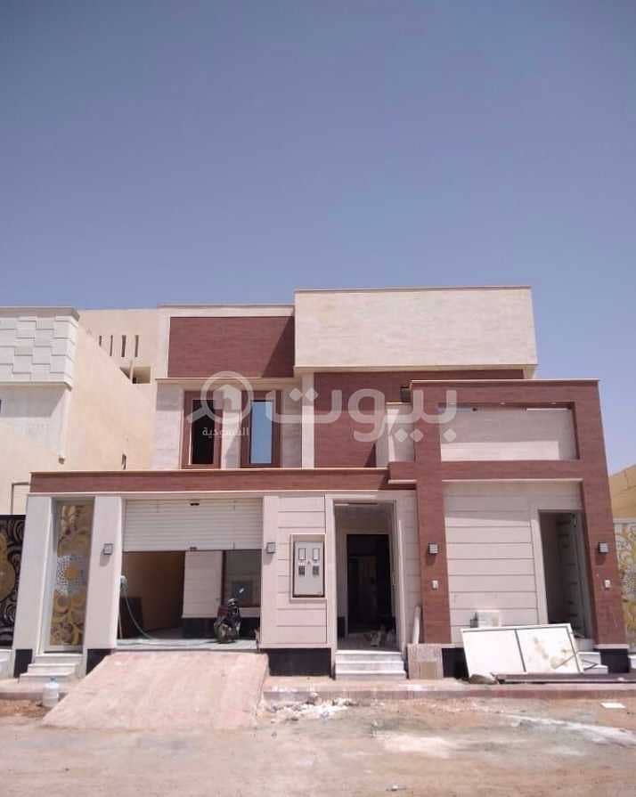 Villa staircase in the hall and apartment for sale in Al Munsiyah, East of Riyadh. | 312 SQM