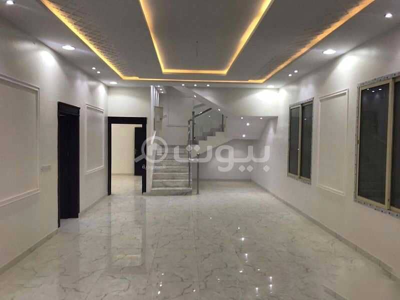 Villa with stairs in the hall and 2 apartments for sale in Al Qadisiyah, East of Riyadh
