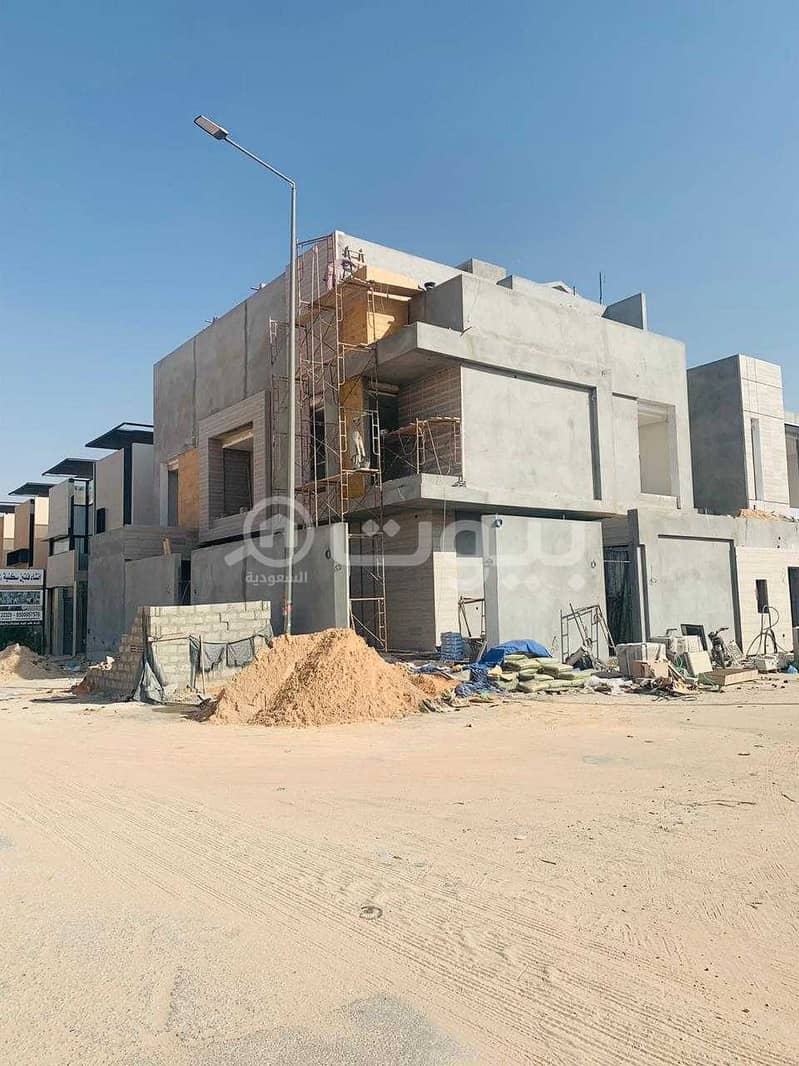 Modern Corner Villa for sale in Al Arid, North of Riyadh