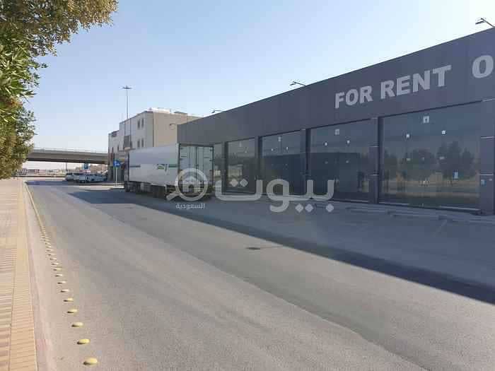 Commercial showrooms for rent in Al Masani, south of Riyadh