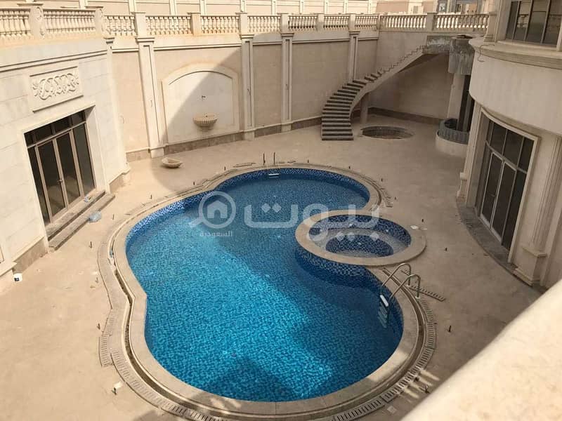 Luxurious palace (custom building) for sale in Hittin Al-Thaghr, North Riyadh