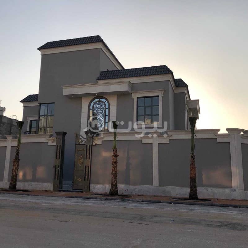 luxury residential villa with a Pool in Al Malqa, north of Riyadh