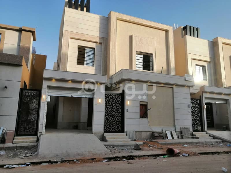 Villa stairs in the hall with apartment for sale in Al Rimal district, Riyadh | 240 SQM