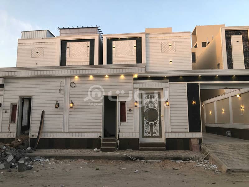 Duplex villa with internal stairs and hall for sale in Tuwaiq (Al Mousa), west of Riyadh