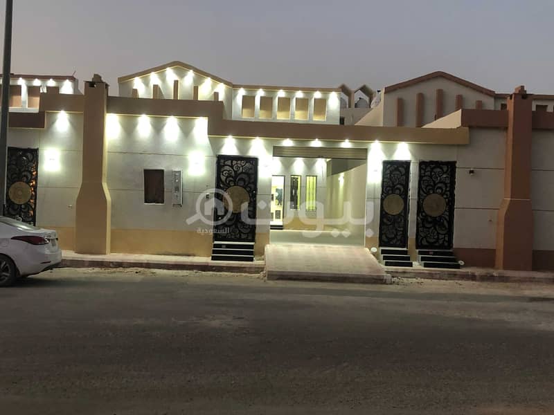 Ground floor villa 420 sqm for sale in Tuwaiq, west of Riyadh
