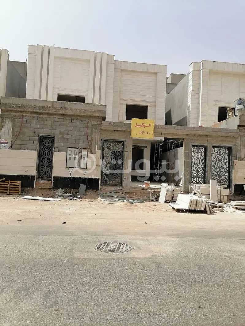 Corner villa with 2 apartments for sale in Qurtubah, East of Riyadh | 4 BR