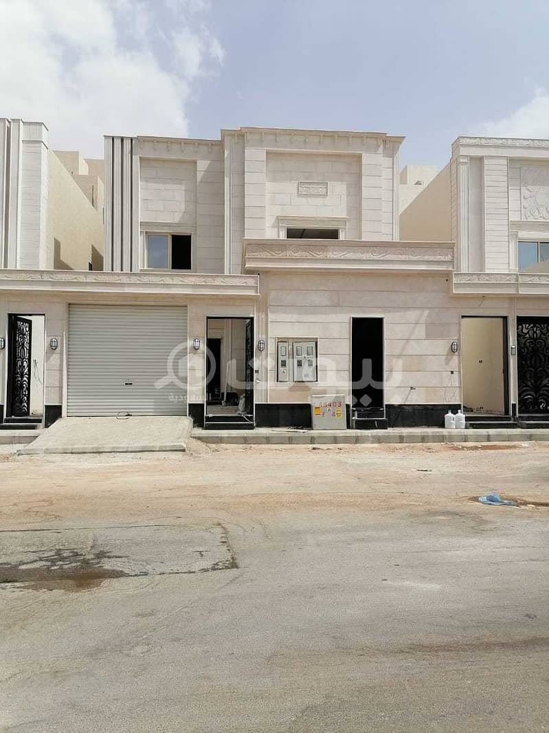 Villa with park And 2 Apartments For Sale in Qurtubah, East of Riyadh