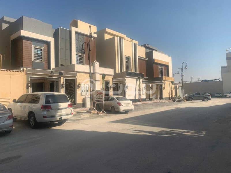 Luxury villa interior stairs and 2 apartments for sale in Al Yarmuk, East Riyadh