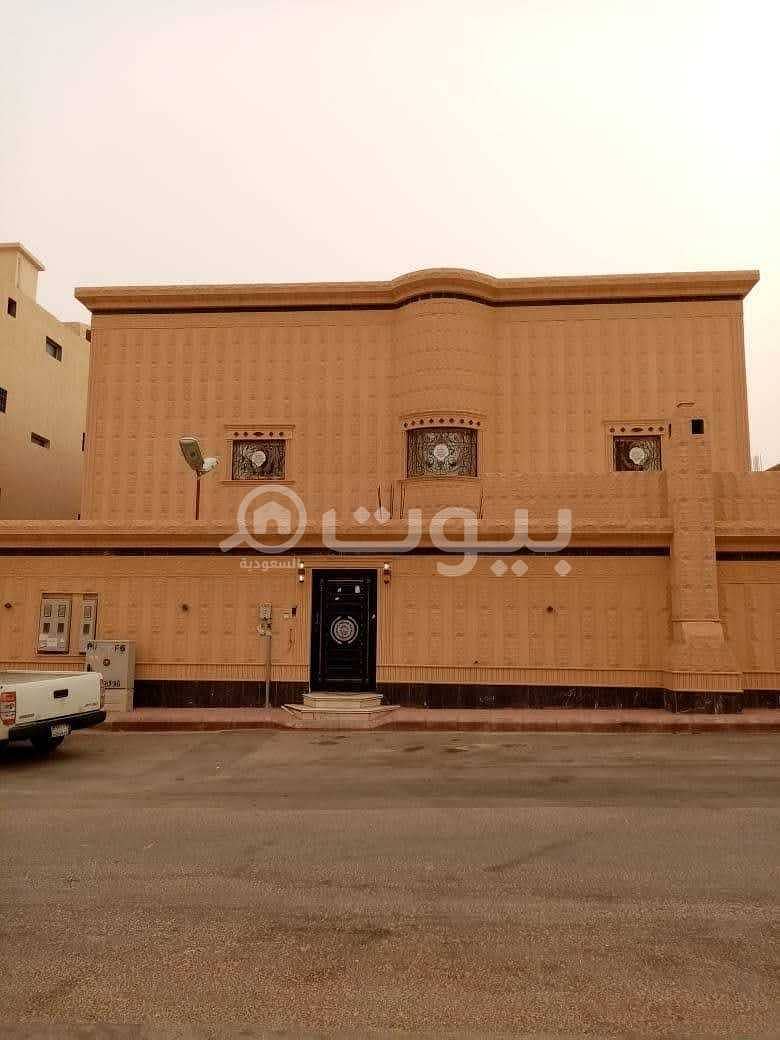 Internal staircase villa and 3 apartments for sale in Uhud, south Riyadh