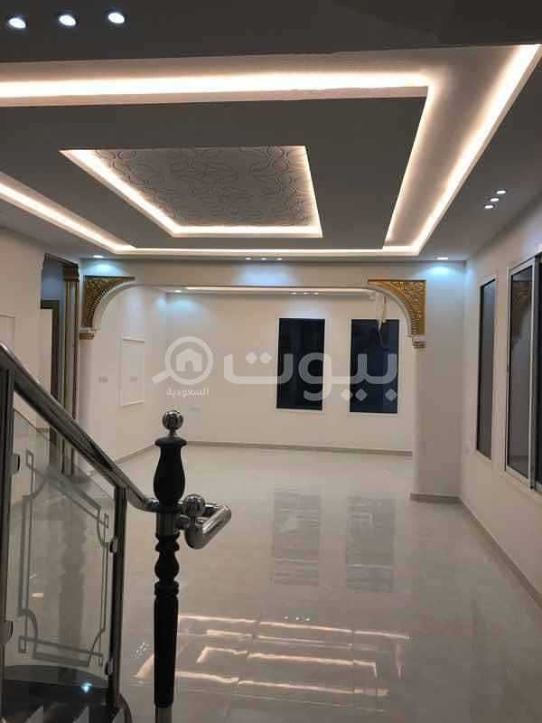 Villa staircase hall and 2 apartments for sale in Al Rimal, East Riyadh