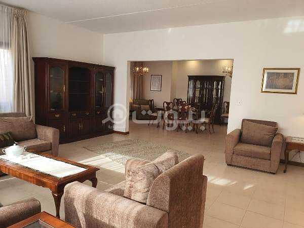 Spacious furnished Villa with a pool for rent in a large compound in Al Sulay, East Riyadh
