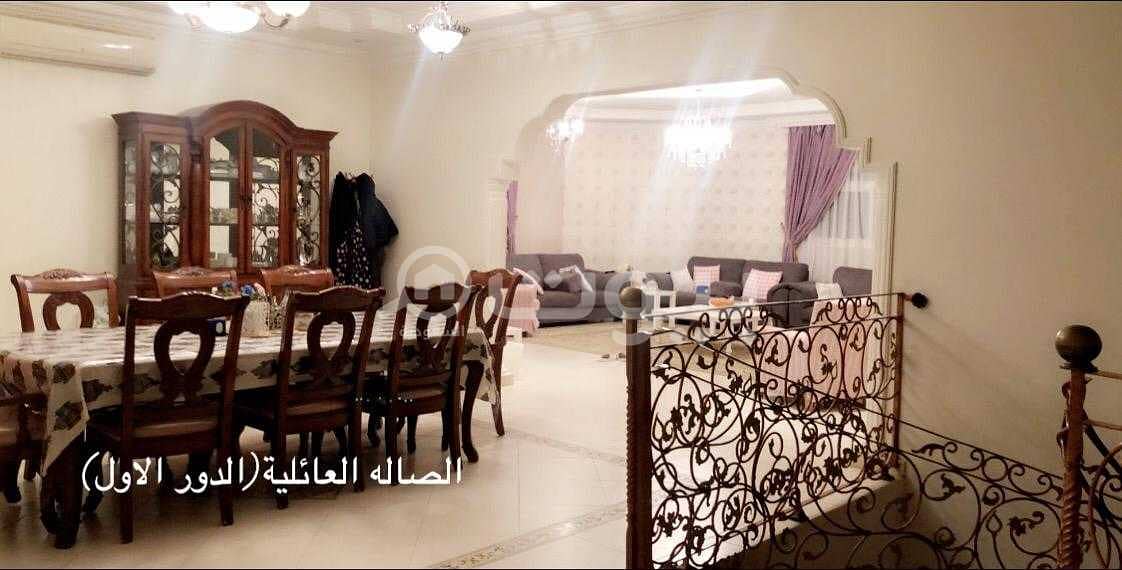 Spacious Villa 998 sqm and park for sale in Ghirnatah, east of Riyadh