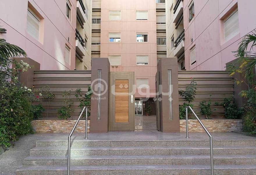 Semi furnished apartment for rent on Hussain Shobokshi Street in Al Hamraa district, central Jeddah