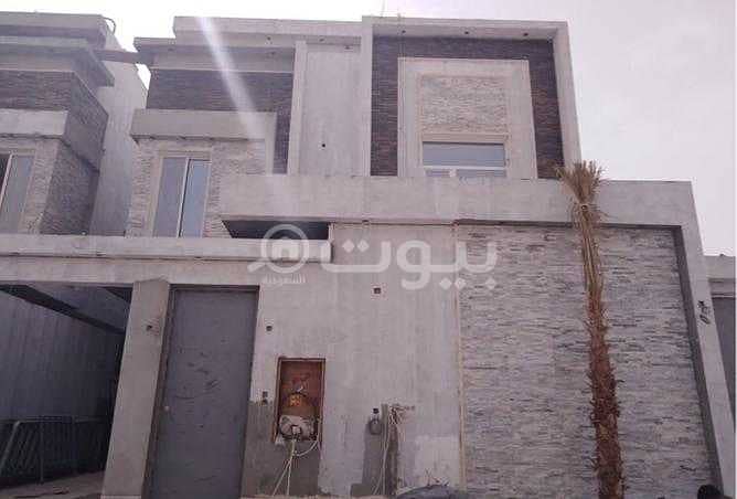 Villa with stairs in the hall and apartment for sale in Al Arid, North of Riyadh