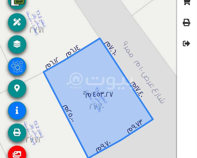 أرض سكنية للبيع في المهدية، غرب الرياض