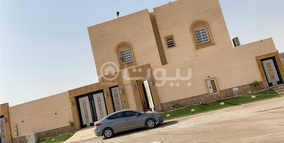 Modern villa with istiraha for sale in Al Mahdiyah, West of Riyadh
