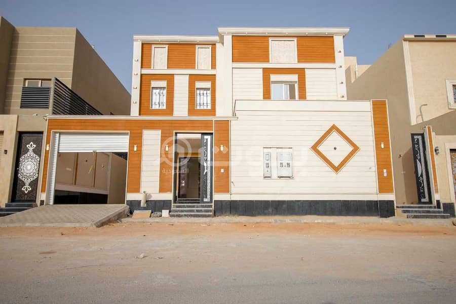Luxurious villa and 2 apartments for sale in Al Mahdiyah, West Riyadh