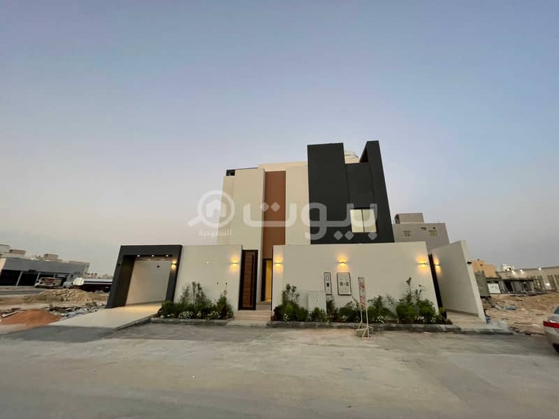 3 Floors villa separated each floor in an instrument for sale in Al Arid, north of Riyadh